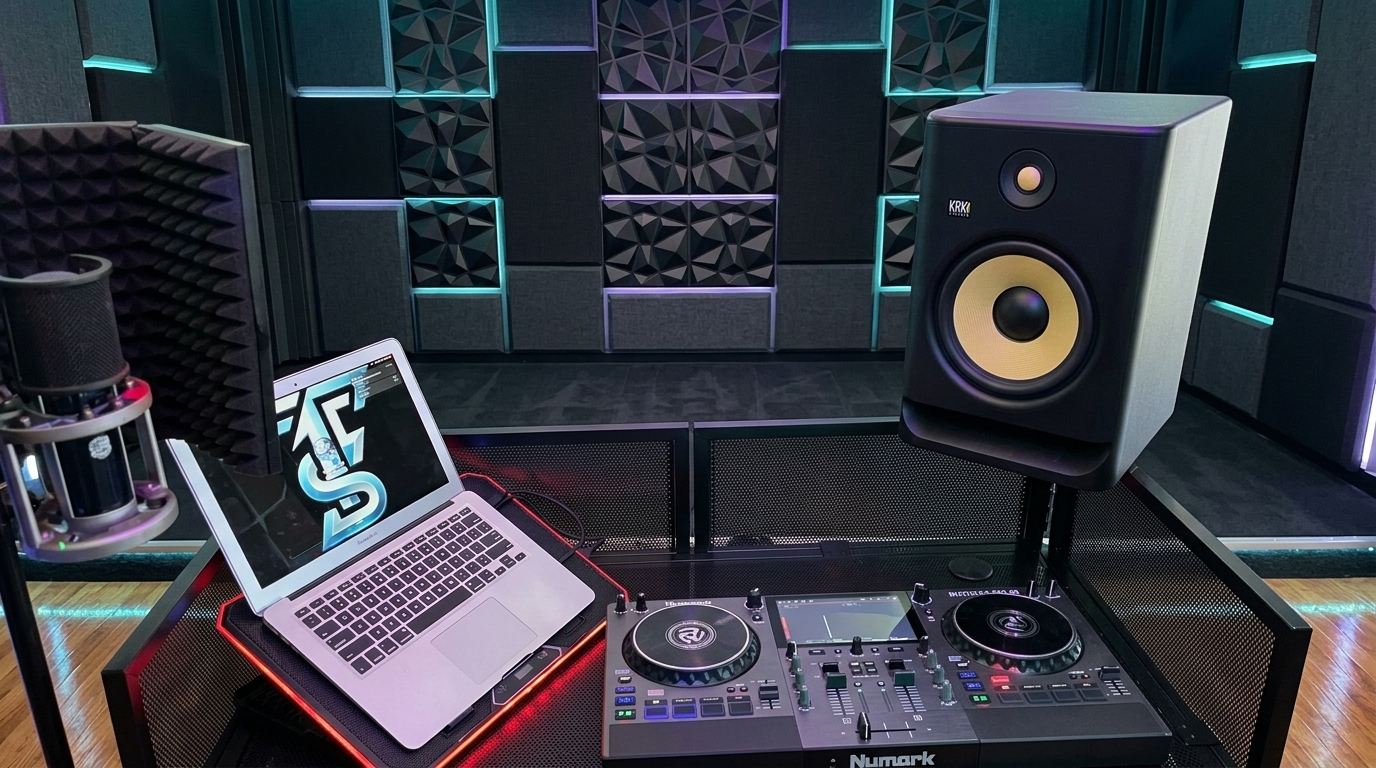 Cabina DJ en Estudio