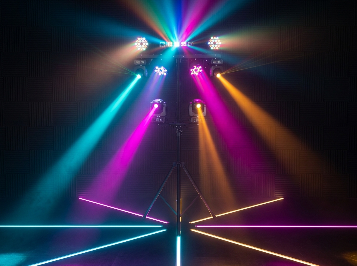 Sistema de Iluminación Pro T-Bar y Lasers